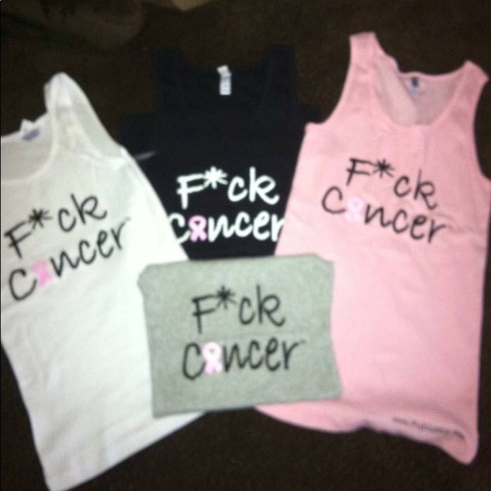 Ladies - F*ck Cancer tank tops and tees